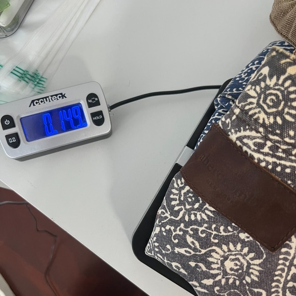 Abercrombie Fitch Y2K Tote Bag Womens Boho Canvas Casual Rustic Carry All Open - Picture 7 of 16